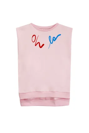 OH LA LA sleeveless Sweatshirt