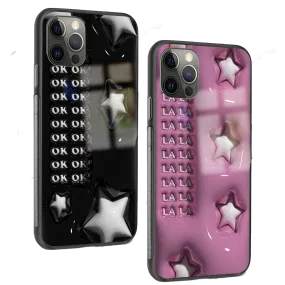 OK-OK-OK / LA-LA-LA Matching Phone Glass Cases