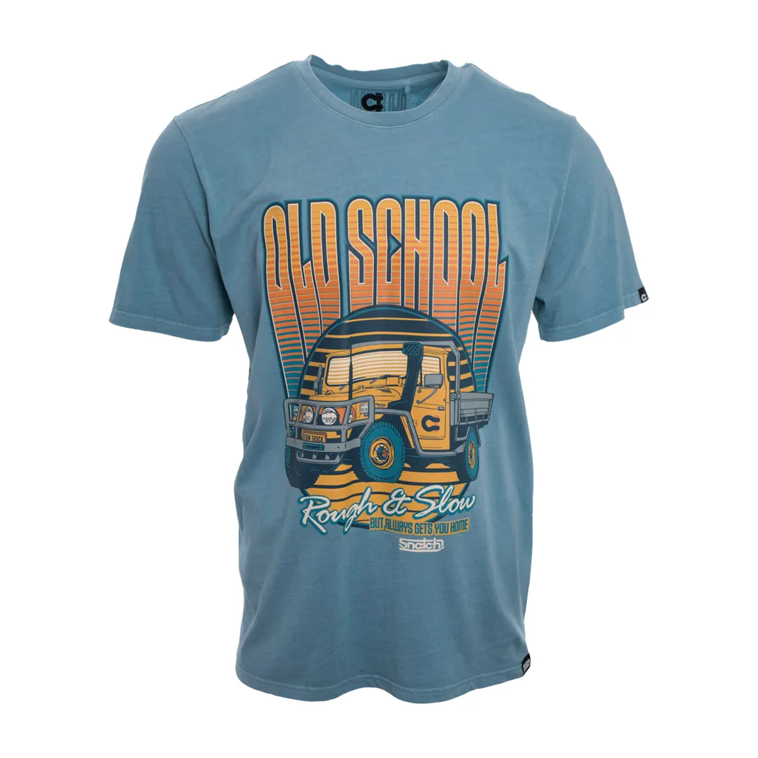 Old School Tee Dusty Blue - SM1405DB