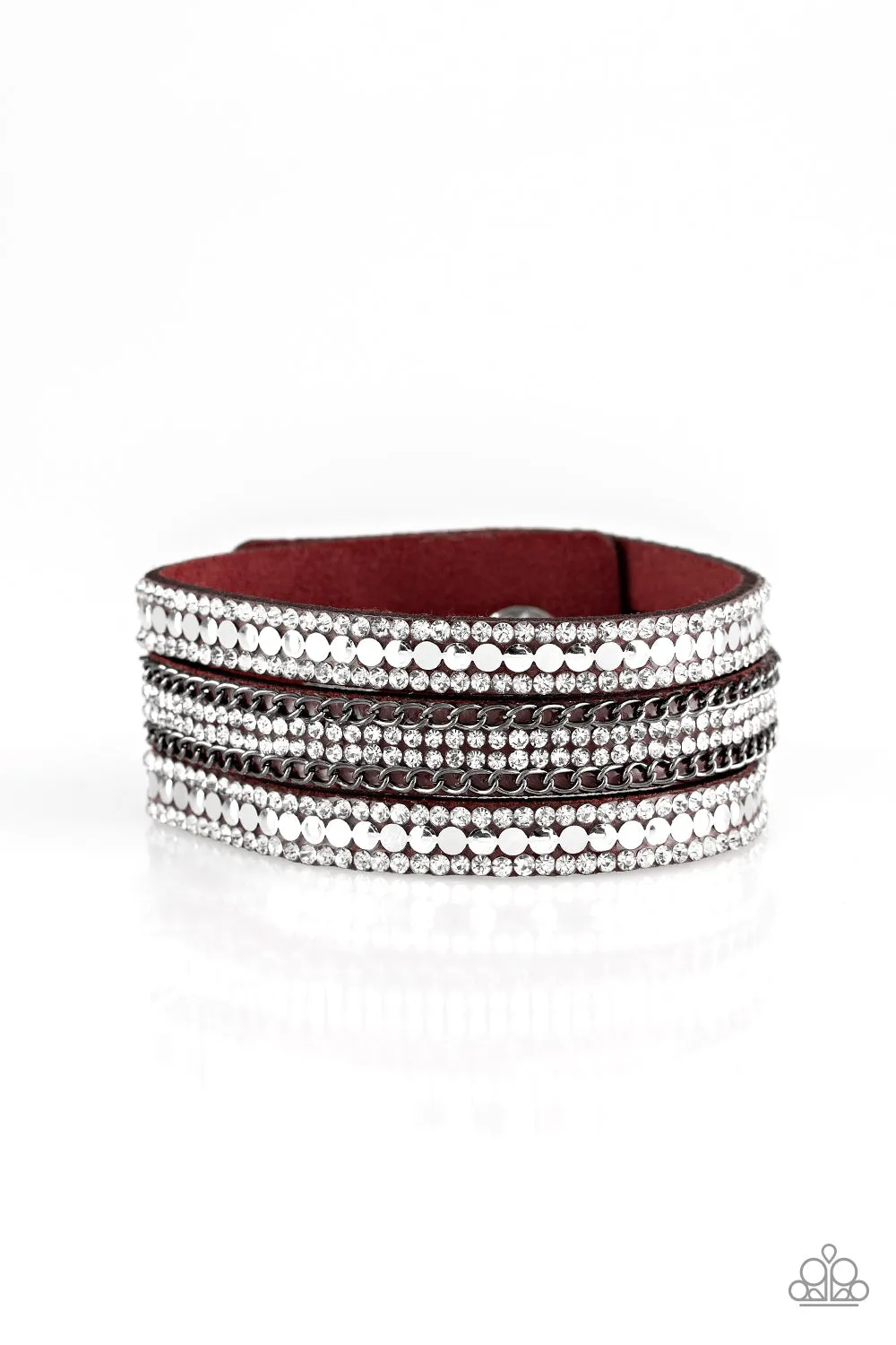 Paparazzi Fashion Fanatic - Red Bracelet