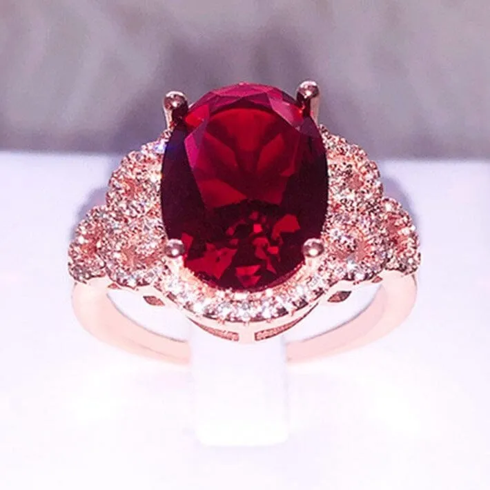 Queen of Fashion Ruby Ring