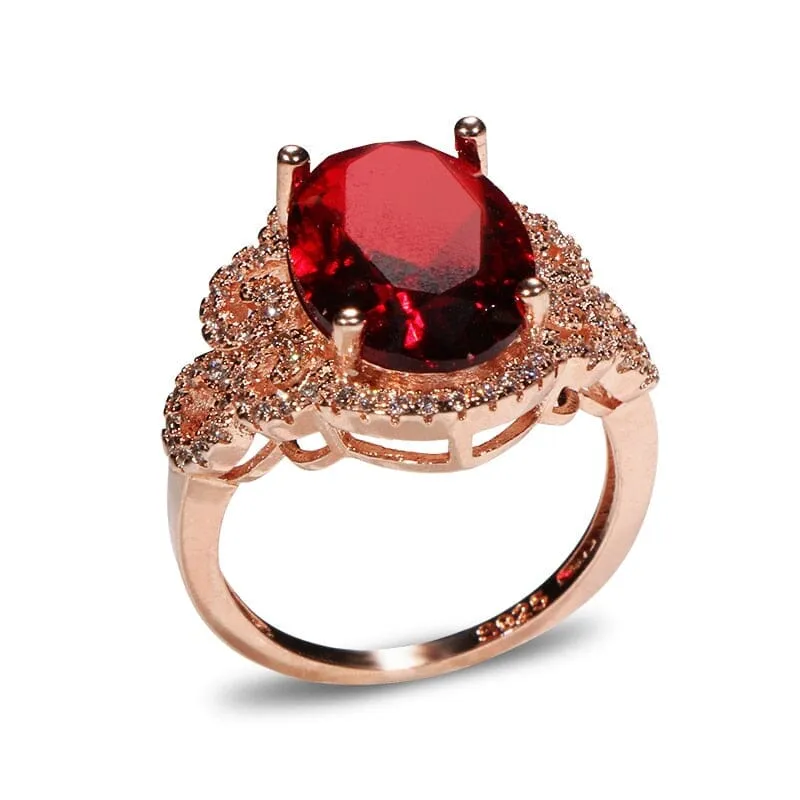 Queen of Fashion Ruby Ring