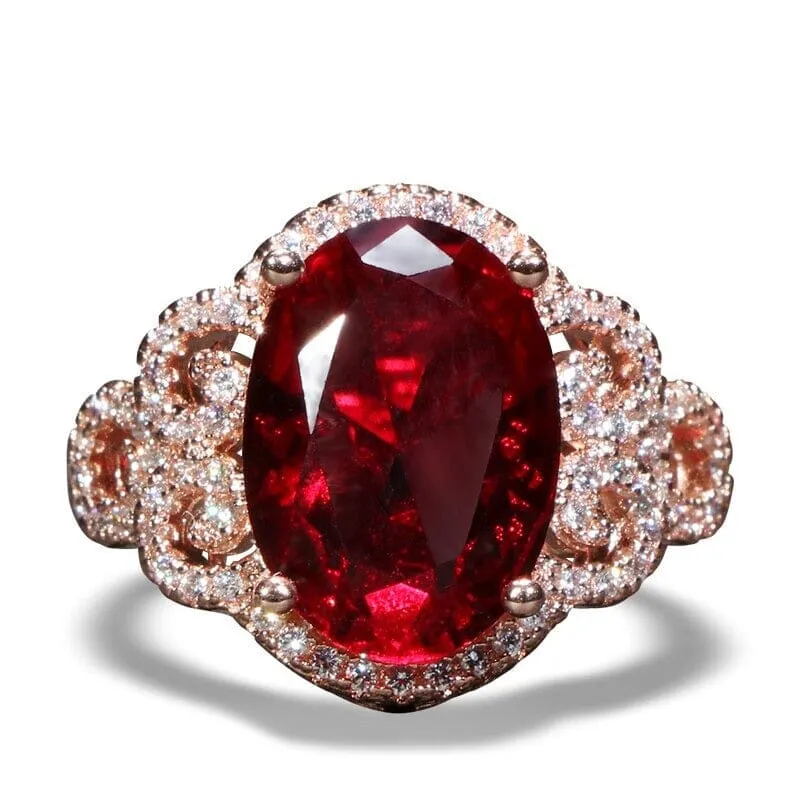 Queen of Fashion Ruby Ring