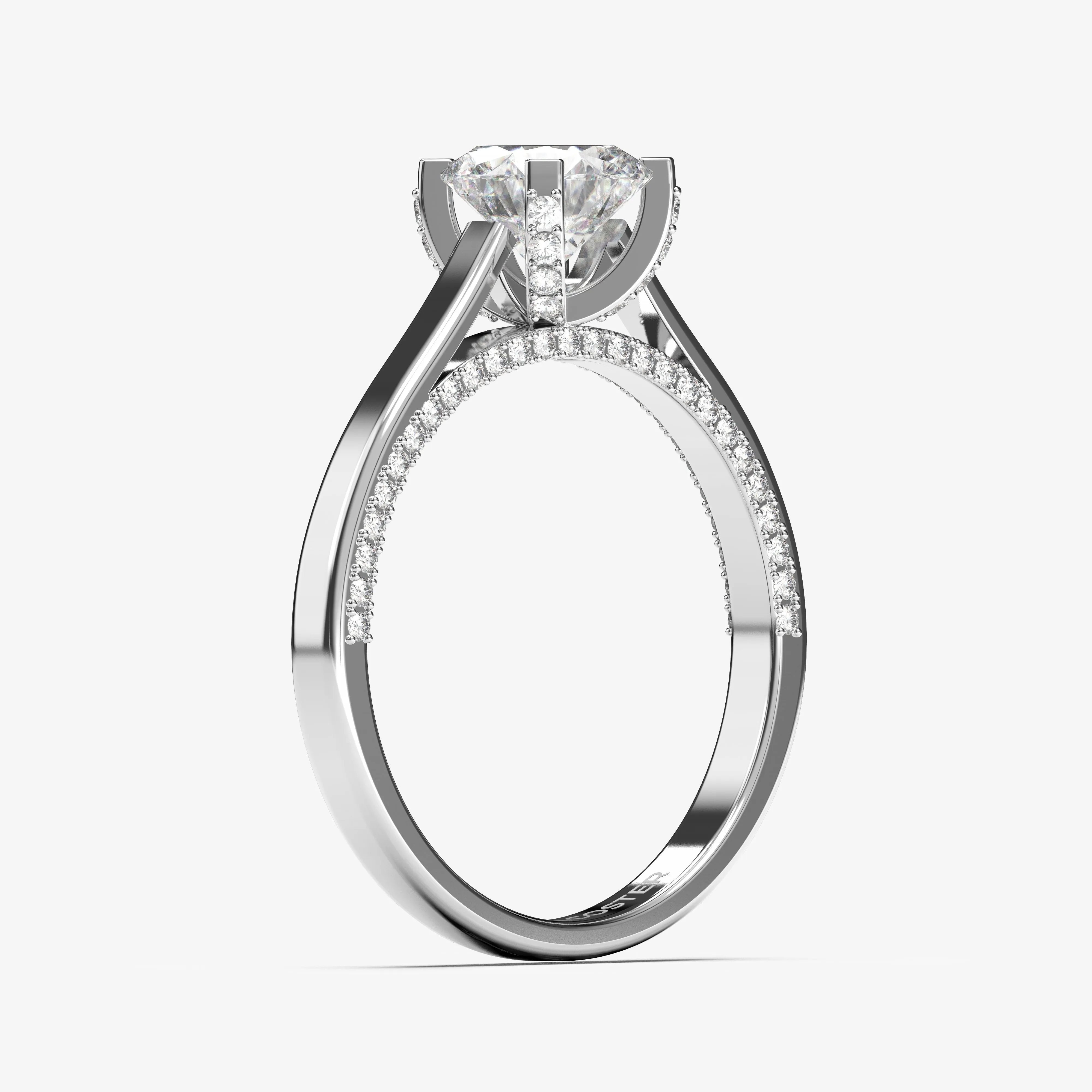 Signature C Embellished Solitaire Ring