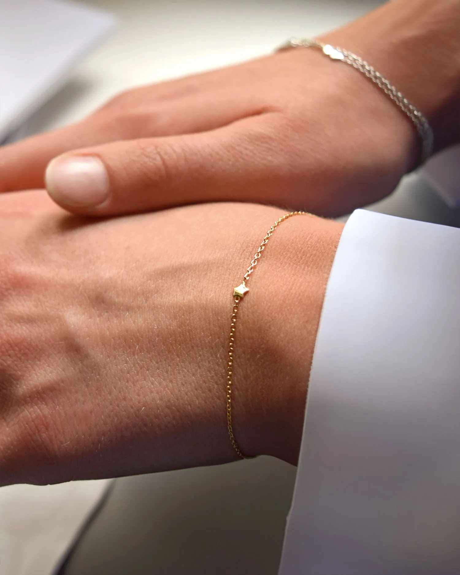 Stella Nova drop bracelet gold