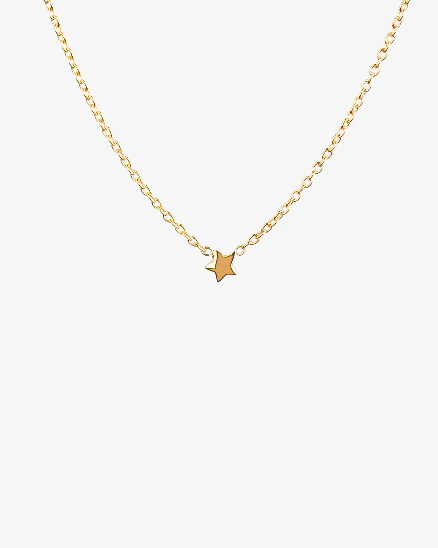 Stella Nova drop necklace gold