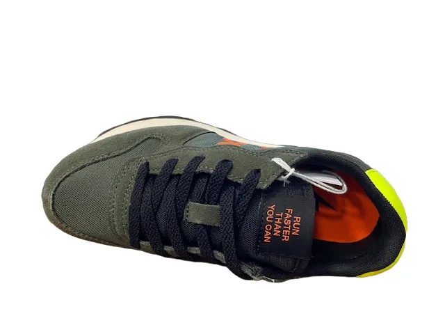 Sun68 boys sneakers Tom Fluo Z42302T 74 dark military