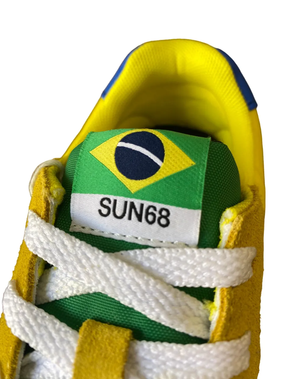 Sun68 Tom Word Tour Teen Z33305T 23 yellow boys' sneakers