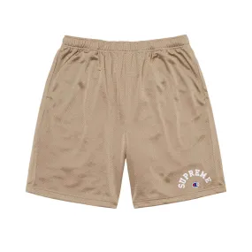 Supreme Champion Mesh Short Tan