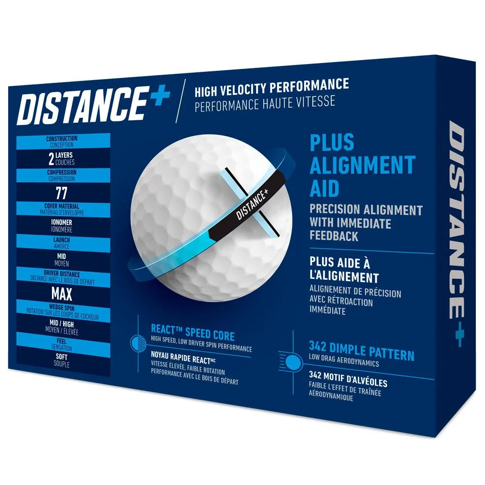 TaylorMade Distance  Golf Balls '21 - Dozen