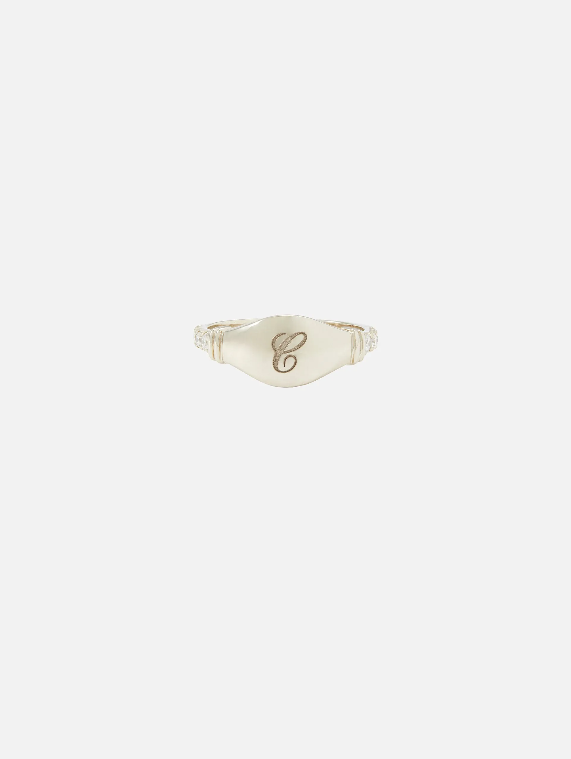 THE MAIA PINKY RING 'C'