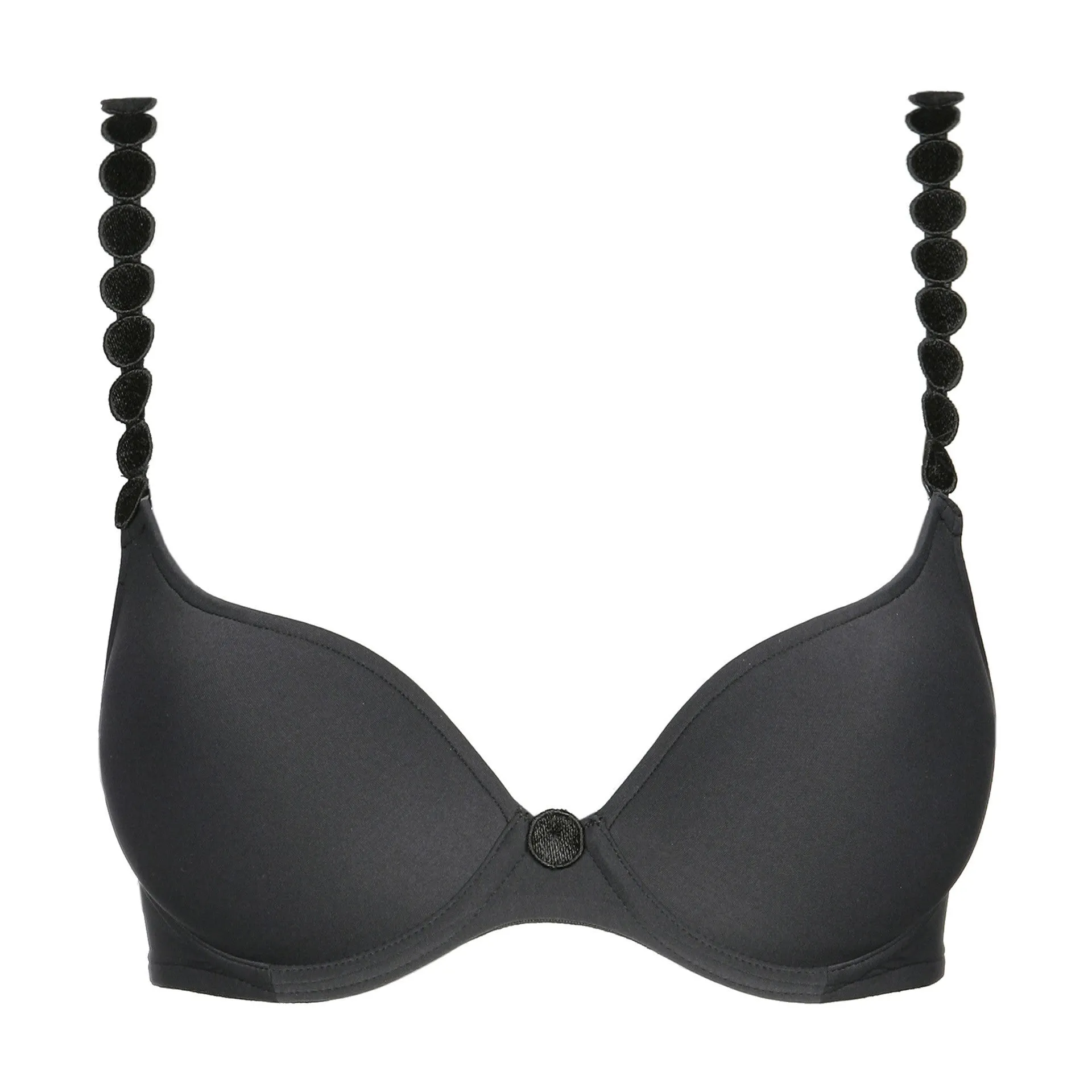 Tom Heart Shape Bra | Black