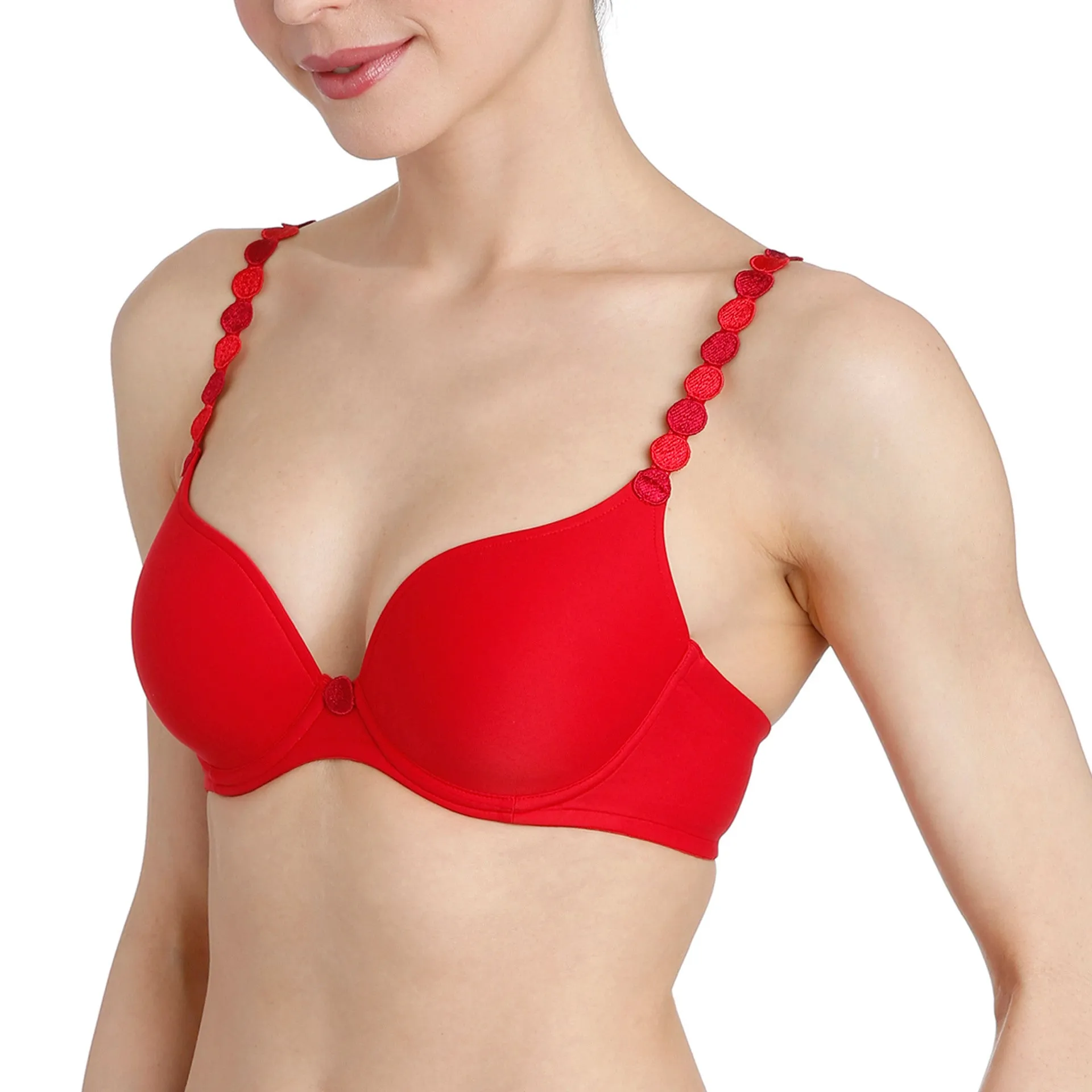 Tom Heart Shape Bra | Scarlet