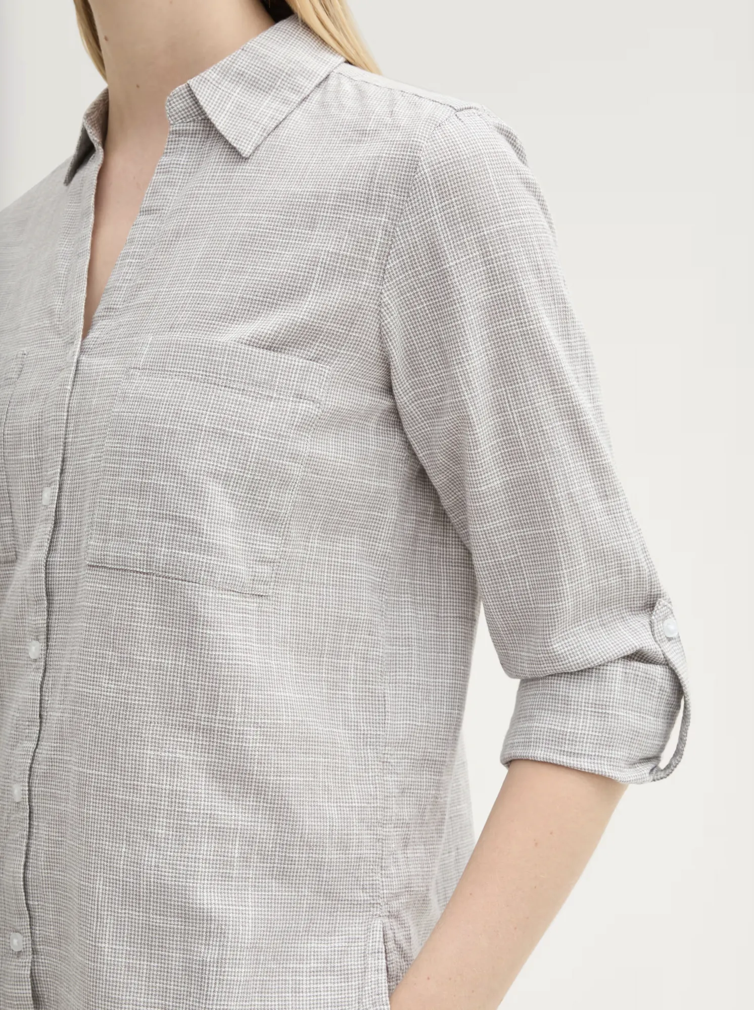 Tom Tailor Blouse in Grey