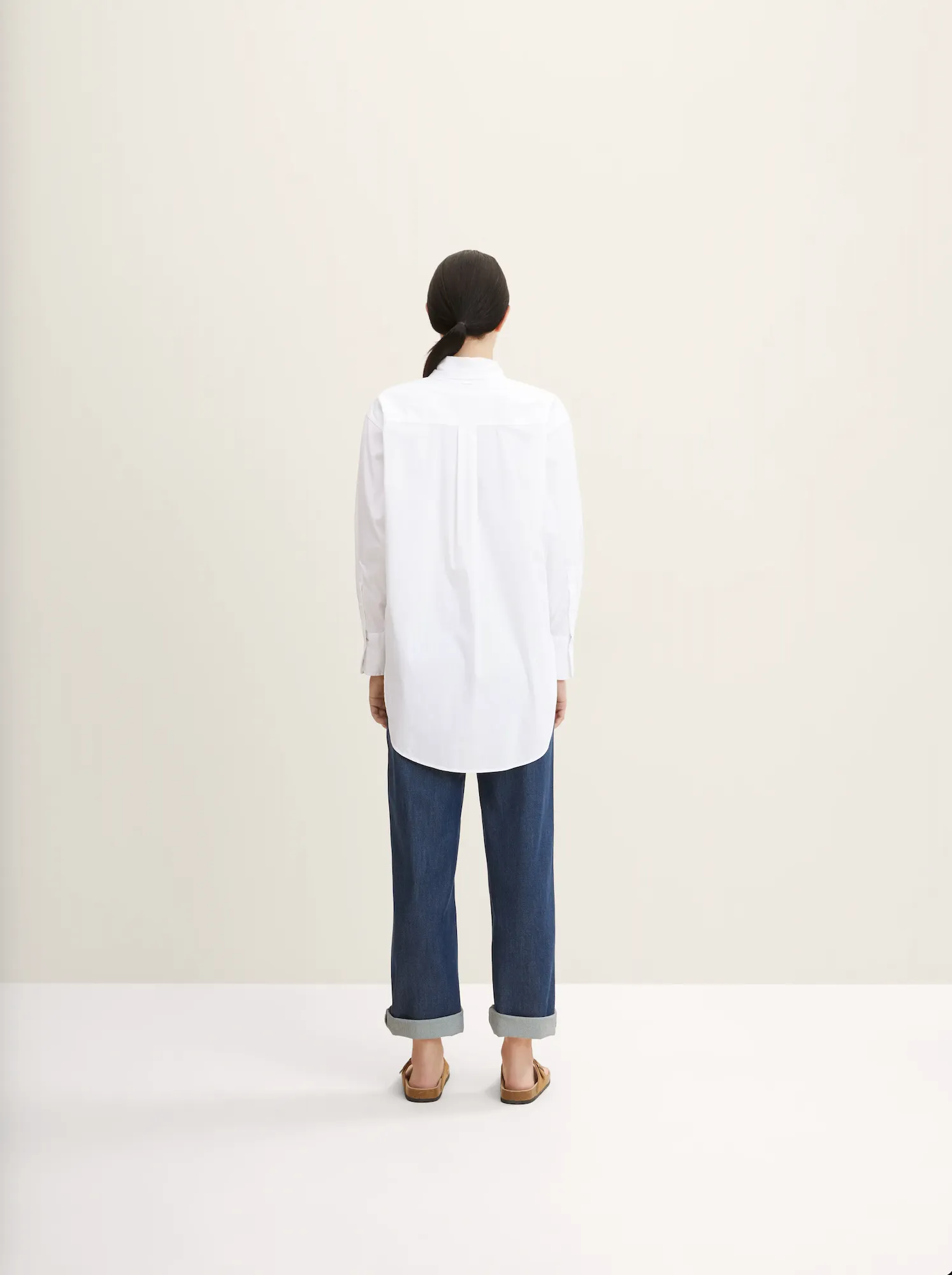 Tom Tailor Perfect Long White Blouse