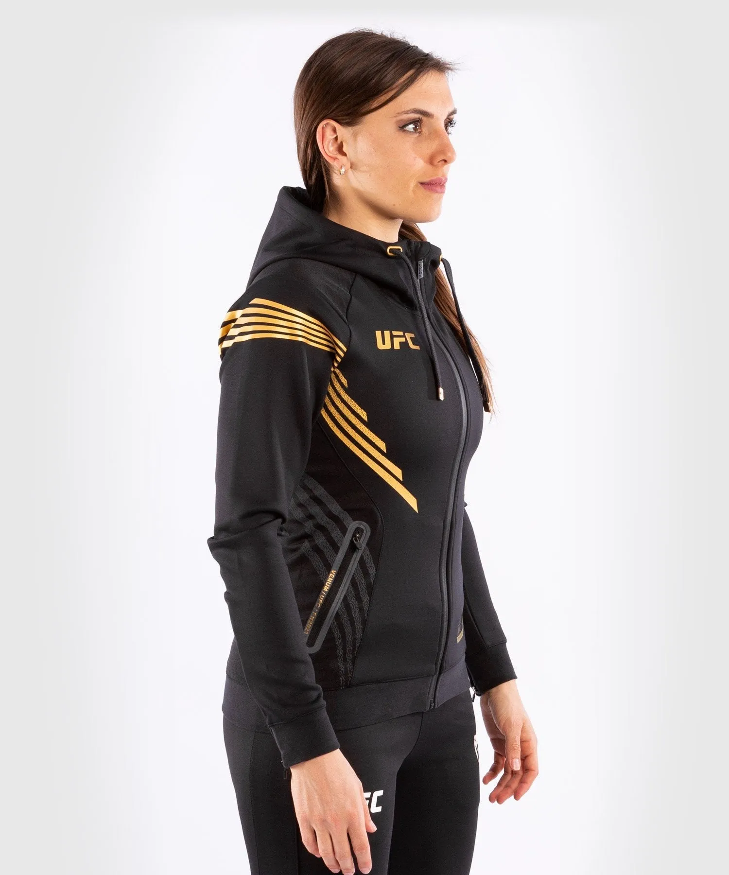 Optimized Title: Champion UFC Venum Womens Authentic Fight Night Walkout Hoodie