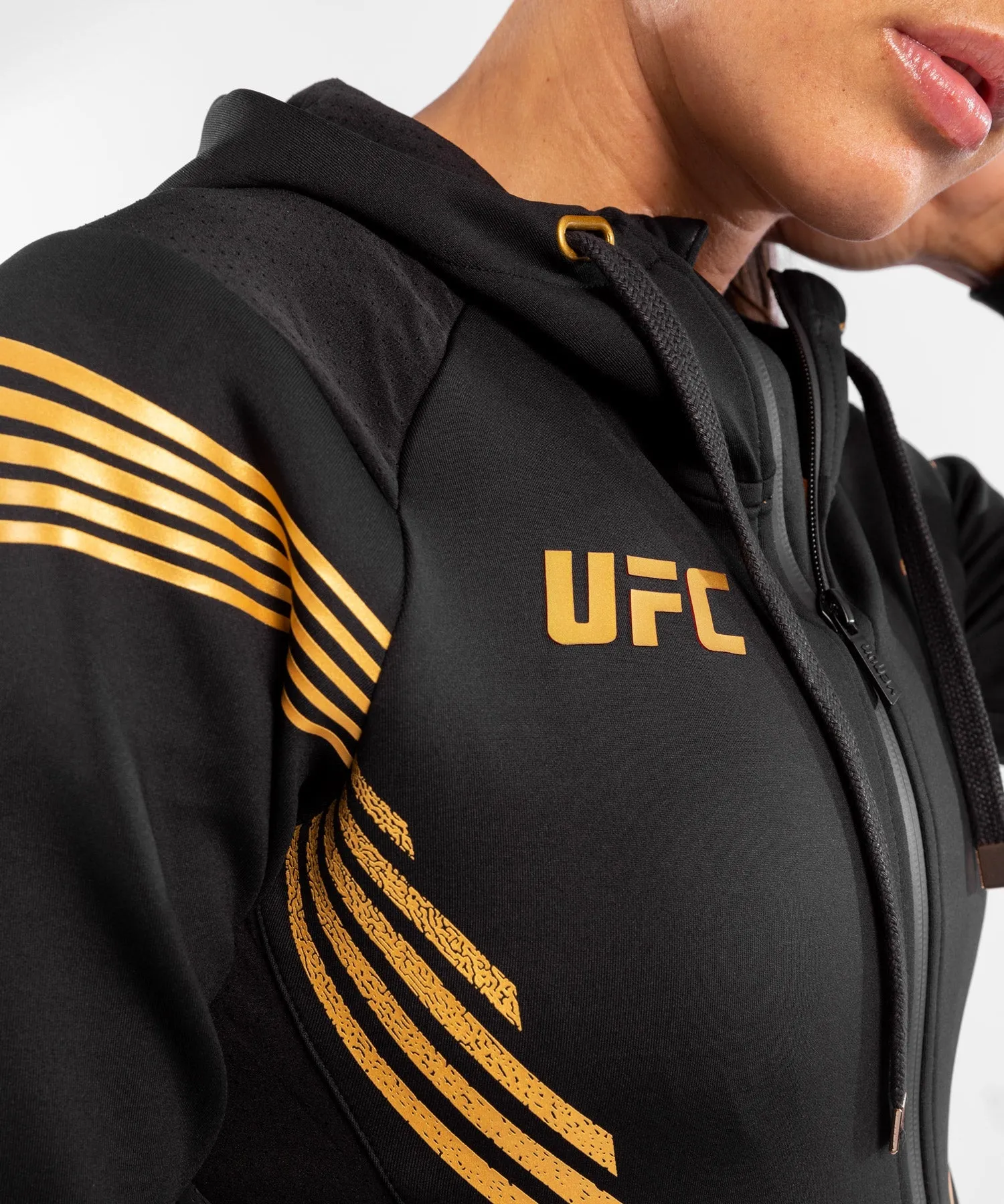 Optimized Title: Champion UFC Venum Womens Authentic Fight Night Walkout Hoodie