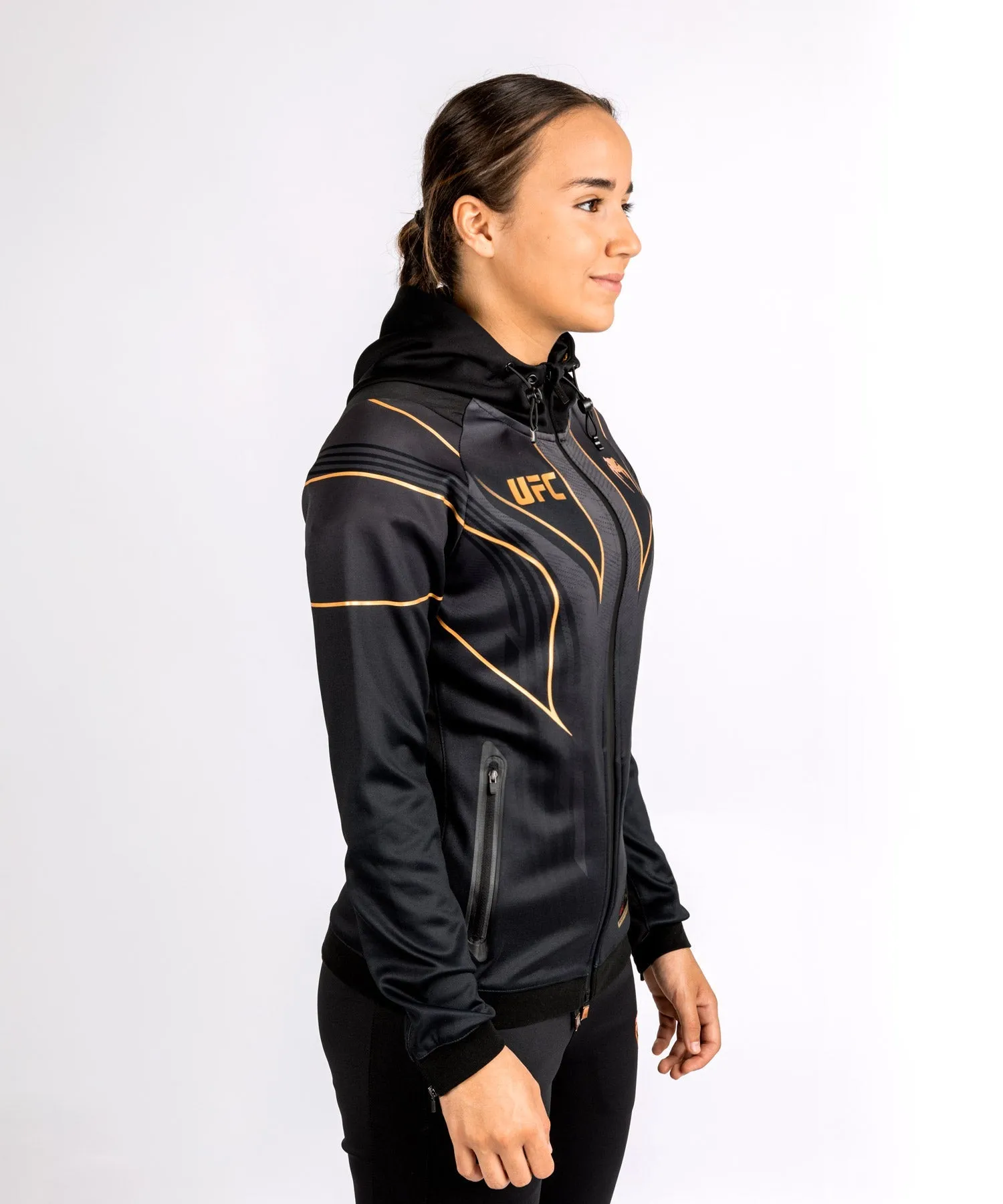 UFC Venum Personalized Authentic Fight Night 2.0 Kit by Venum Women's Walkout Hoodie - Champion