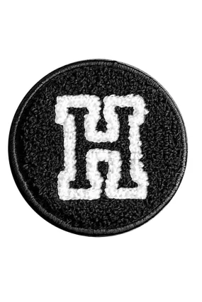 Velcro Initial Letter H Patch