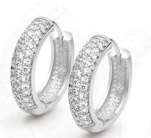 Women's Fashion CZ Hoop Earring