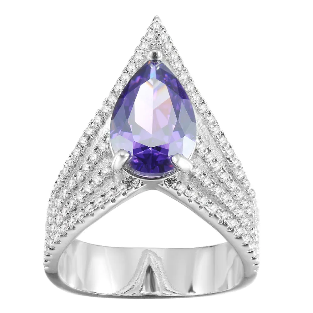 Women's Fashion CZ Ring